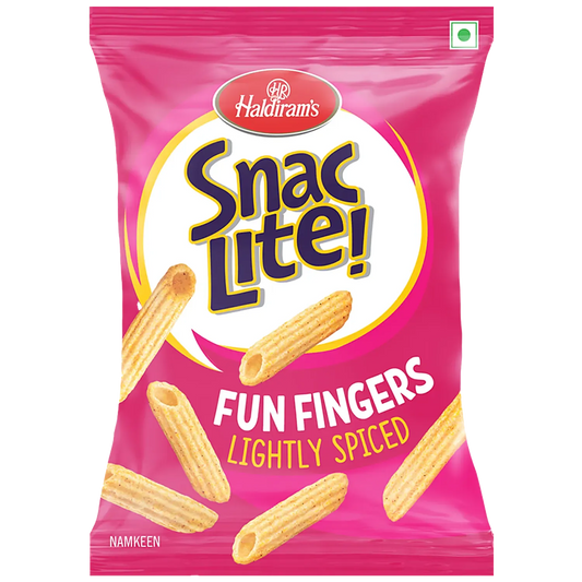 HALDIRAM SNAC LITE FUN FINGERS LIGHTLY SPICED