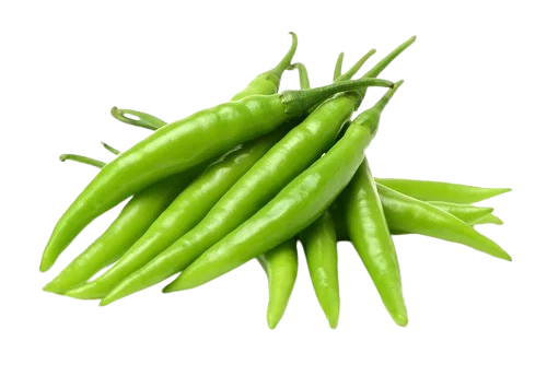 GREEN CHILLI  हरी मिर्च (500GM)