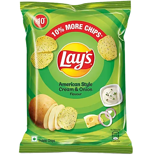 LAYS CREAM & ONION CHIPS