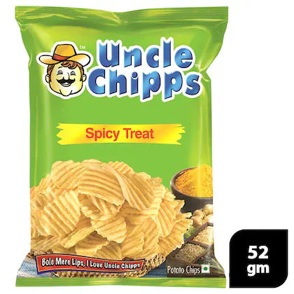 Uncle Chipps Spicy Treat Potato Chips 37 g
